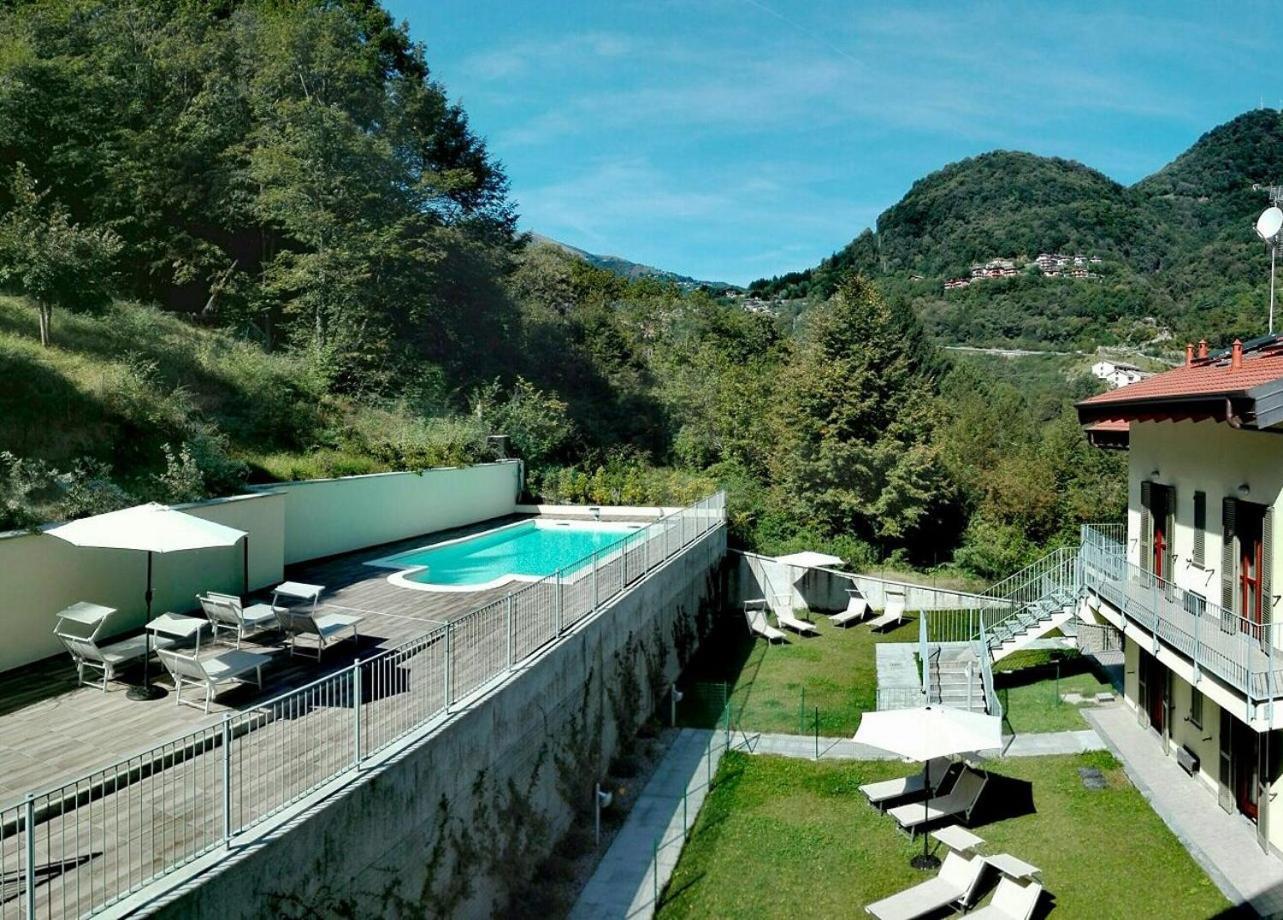 Vista Dolce Isola _ Lakeview Pool, Terrace & Garden Apartment Argegno Rum bild