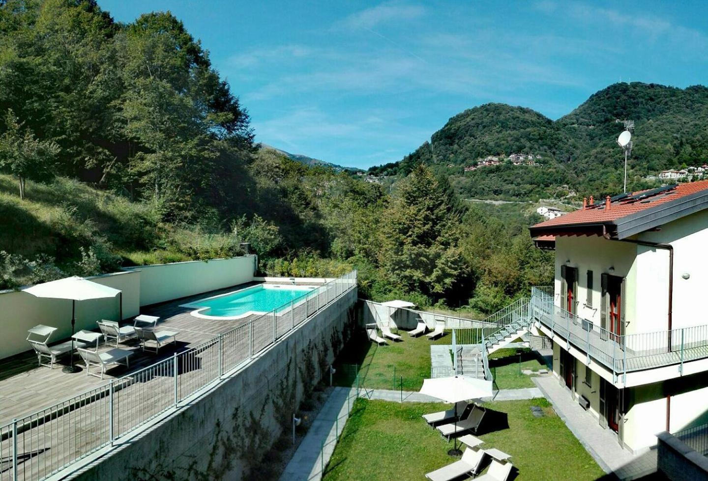 Vista Dolce Isola _ Lakeview Pool, Terrace & Garden Apartment Argegno Exteriör bild