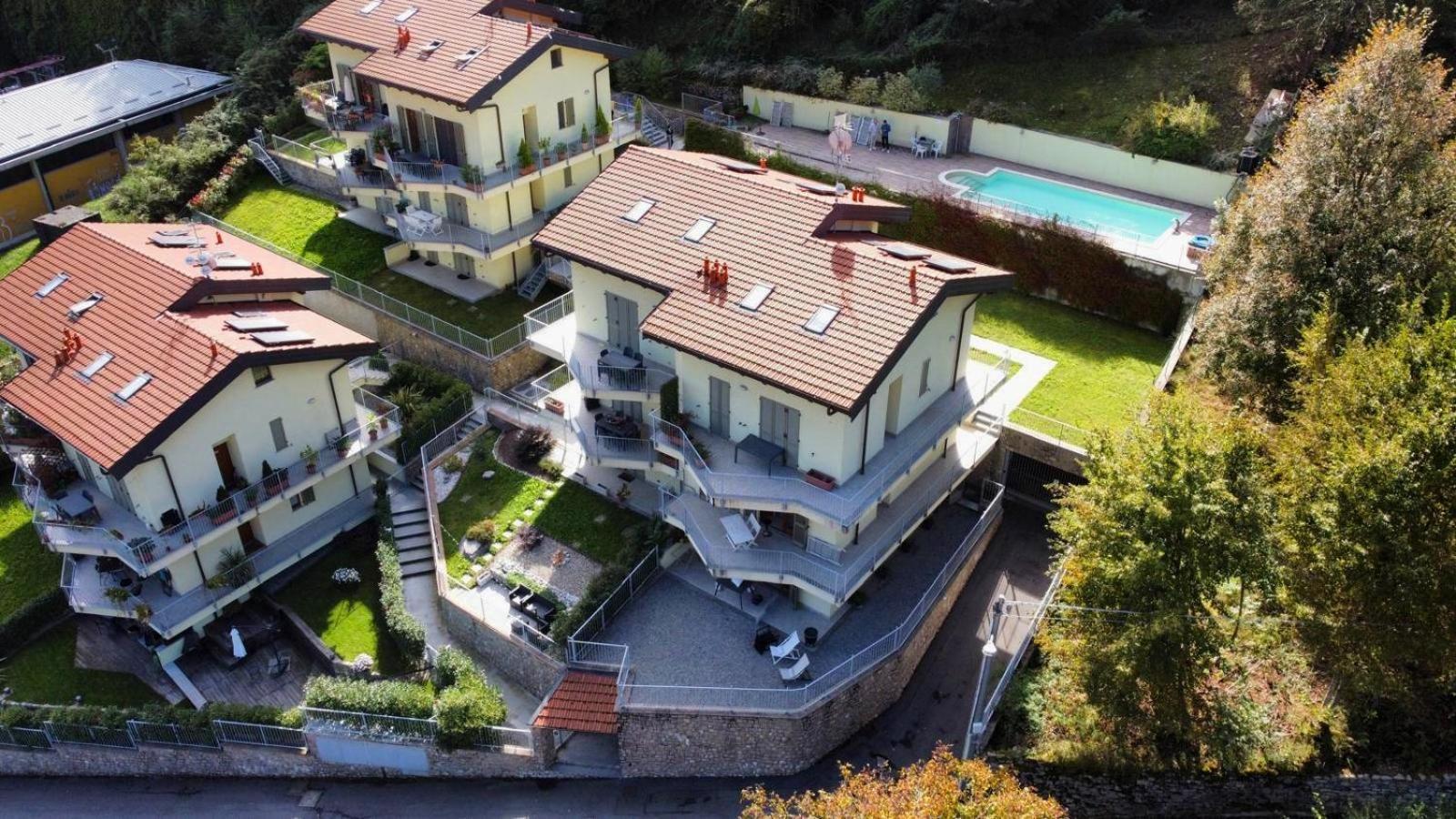 Vista Dolce Isola _ Lakeview Pool, Terrace & Garden Apartment Argegno Exteriör bild