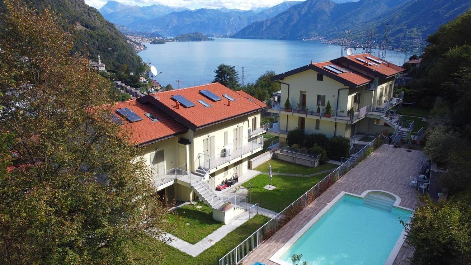 Vista Dolce Isola _ Lakeview Pool, Terrace & Garden Apartment Argegno Exteriör bild